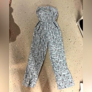 Strapless jumpsuit size Large